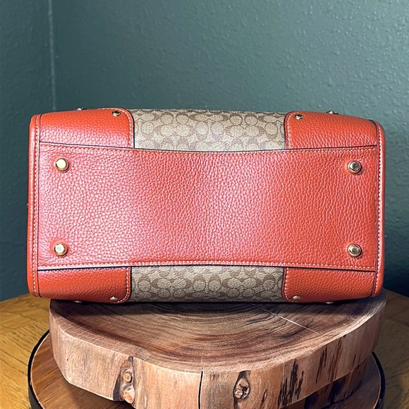 *NWOT* COACH Millie Satchel In Colorblock Signature Canvas - Picture 8 of 16